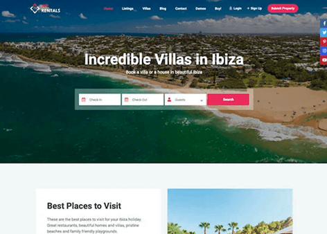 Direct Booking Website